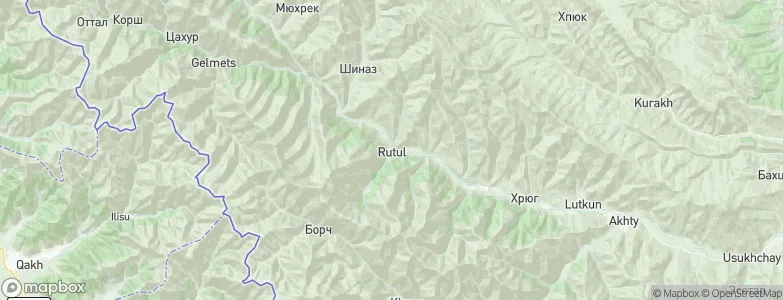 Rutul, Russia Map