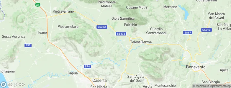Ruviano, Italy Map