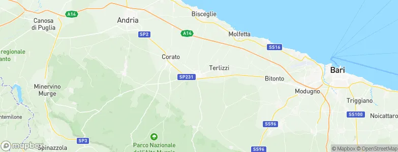 Ruvo di Puglia, Italy Map