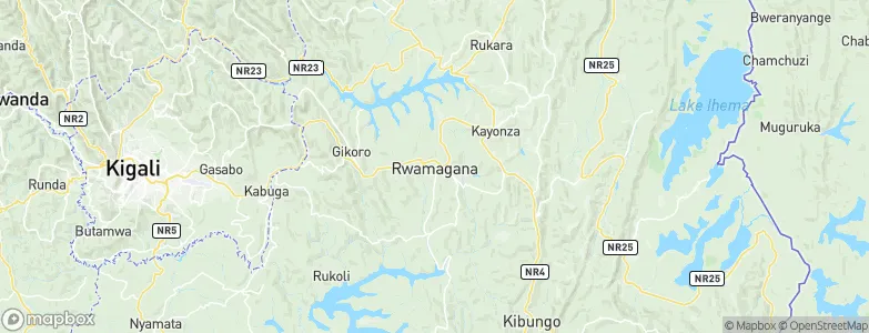 Rwamagana, Rwanda Map
