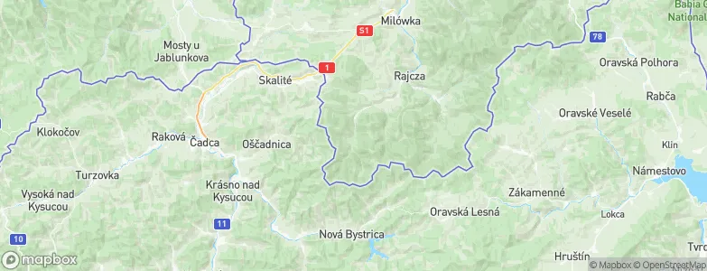 Rycerka Górna, Poland Map