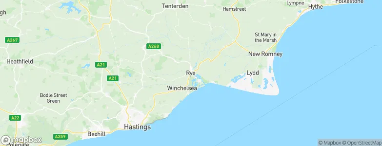 Rye, United Kingdom Map