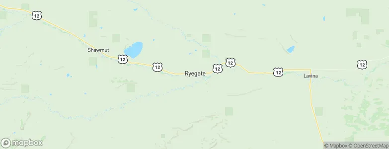 Ryegate, United States Map