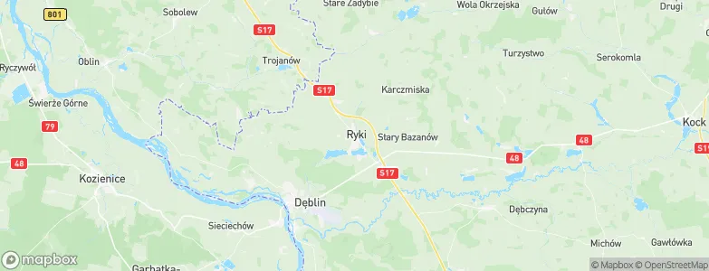 Ryki, Poland Map