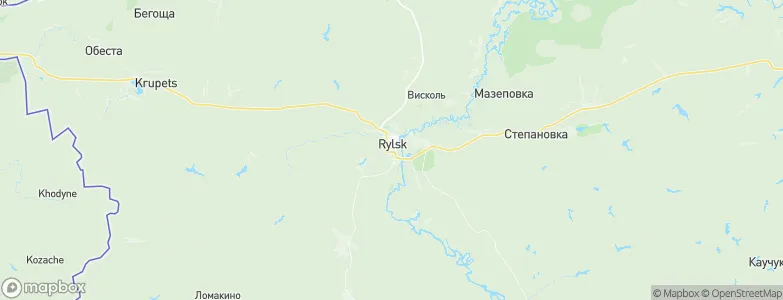Ryl'sk, Russia Map