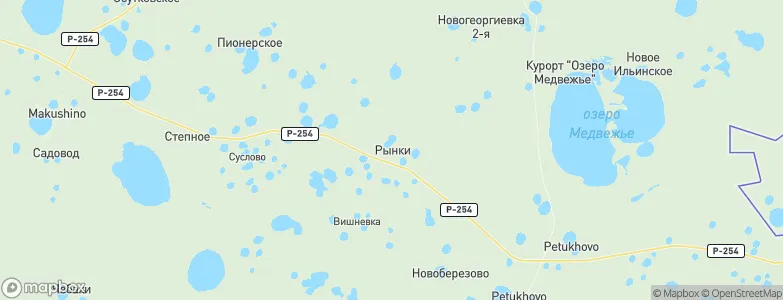 Rynki, Russia Map