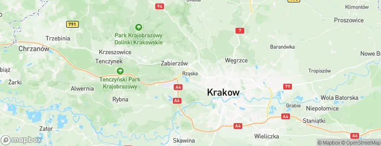 Rząska, Poland Map
