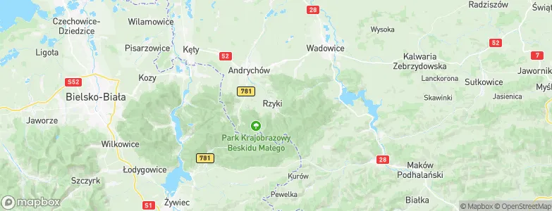 Rzyki, Poland Map
