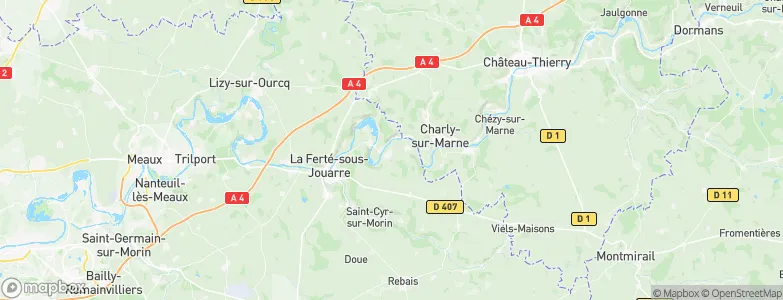 Saâcy-sur-Marne, France Map