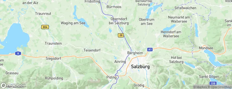 Saaldorf, Germany Map