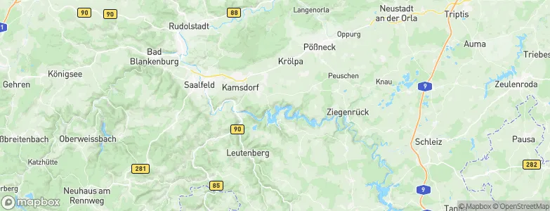 Saaltal, Germany Map