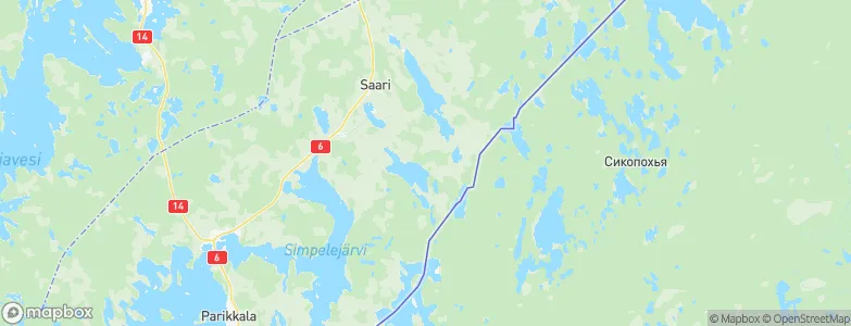 Saari, Finland Map