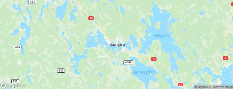 Saarijärvi, Finland Map