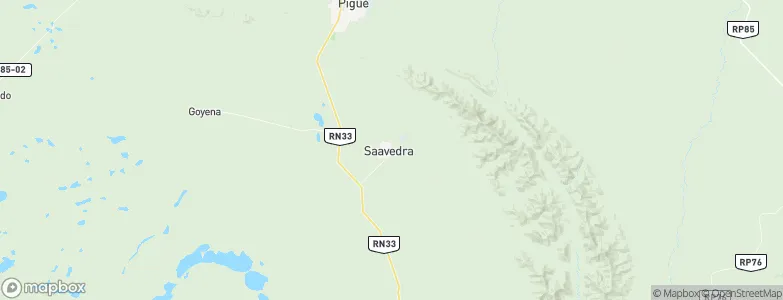 Saavedra, Argentina Map