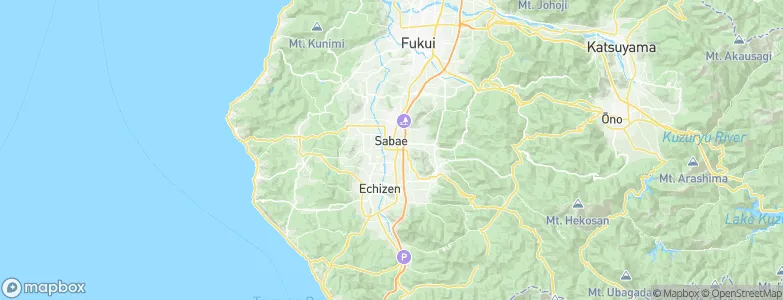 Sabae, Japan Map