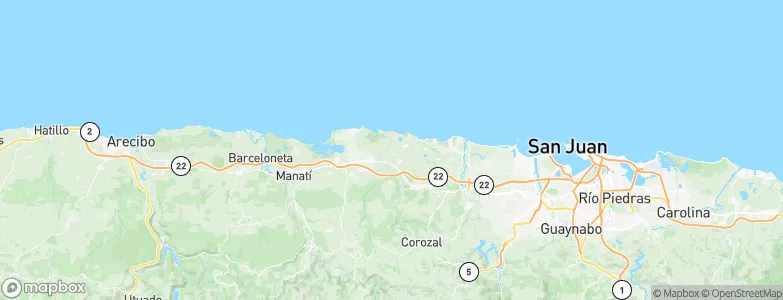 Sabana, Puerto Rico Map