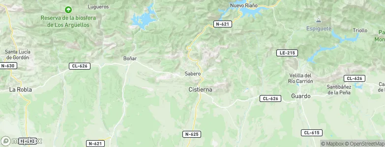 Sabero, Spain Map