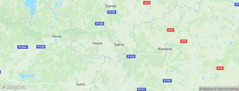 Sabile, Latvia Map