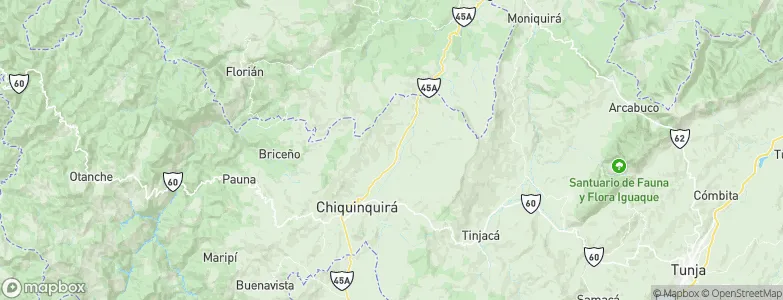 Saboyá, Colombia Map