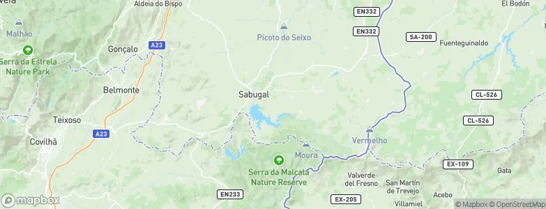 Sabugal, Portugal Map