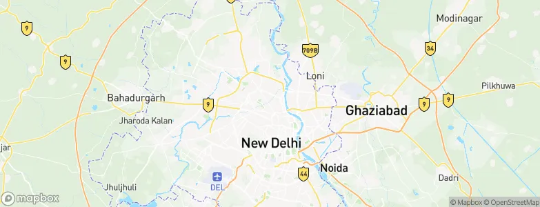 Sabzi Mandi, India Map