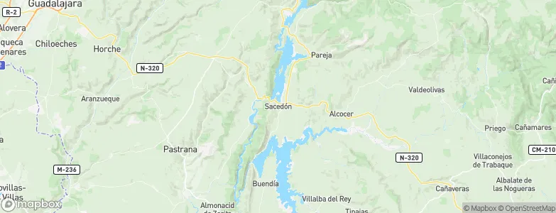 Sacedón, Spain Map