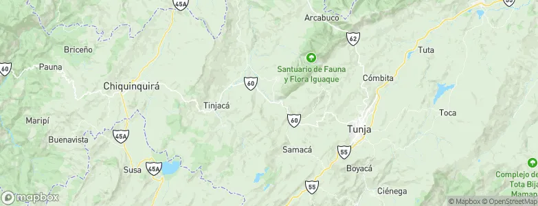 Sáchica, Colombia Map