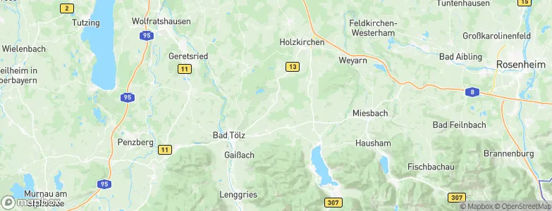 Sachsenkam, Germany Map
