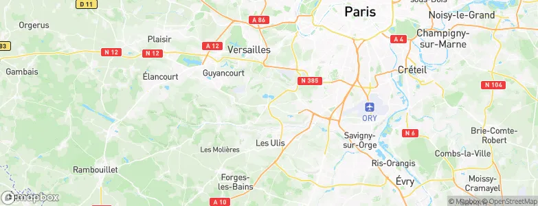 Saclay, France Map