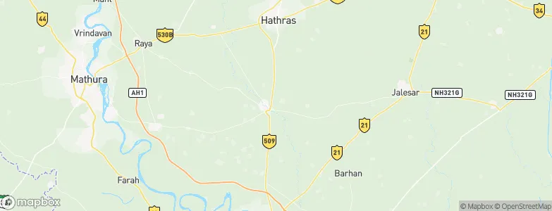 Sadābād, India Map