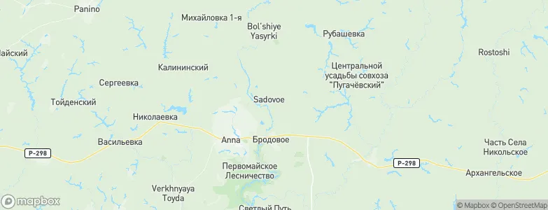 Sadovoye, Russia Map