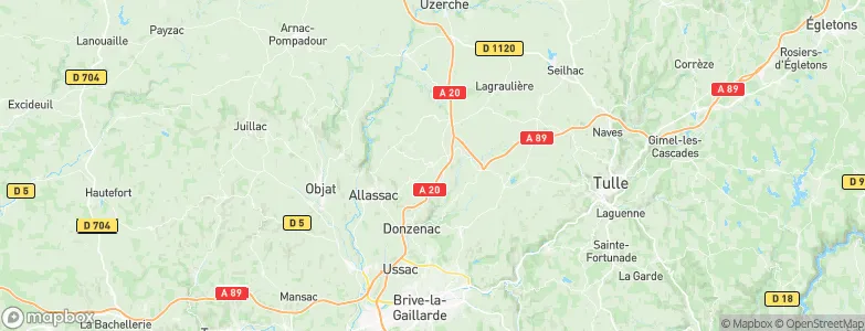 Sadroc, France Map