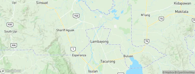 Sadsalan, Philippines Map