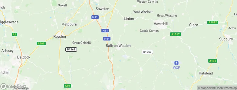 Saffron Walden, United Kingdom Map