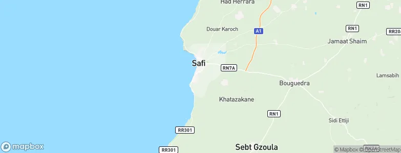 Safi, Morocco Map