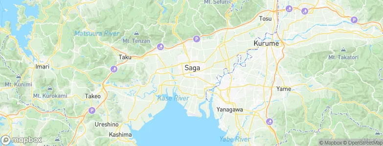 Saga, Japan Map