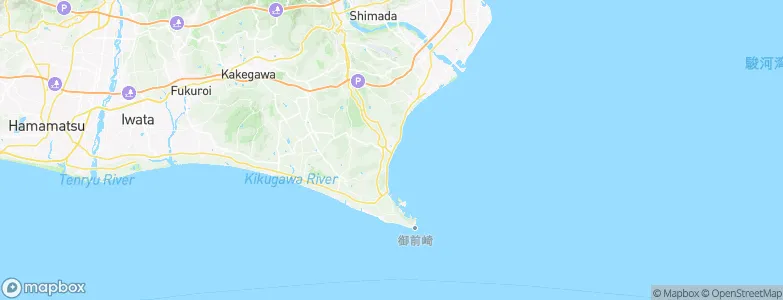 Sagara, Japan Map