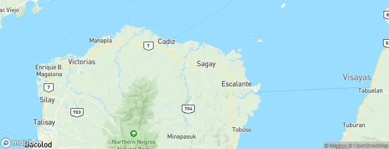 Sagay City, Philippines Map