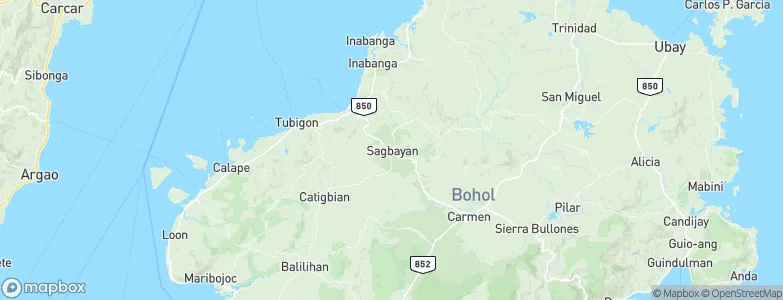 Sagbayan, Philippines Map