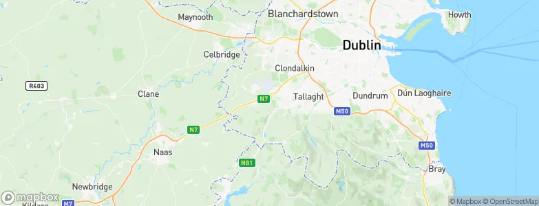 Saggart, Ireland Map