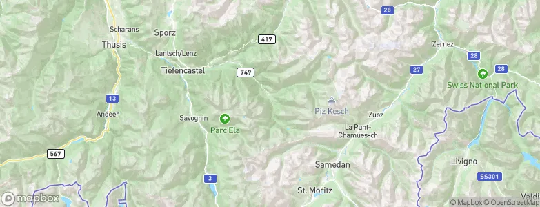 Sagliaz, Switzerland Map