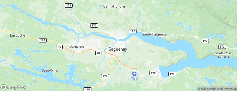 Saguenay, Canada Map