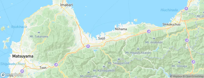Saijō, Japan Map