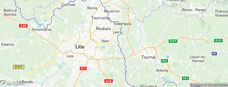 Sailly-lez-Lannoy, France Map