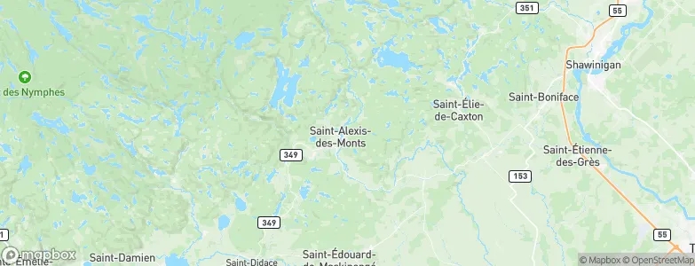 Saint-Alexis-des-Monts, Canada Map