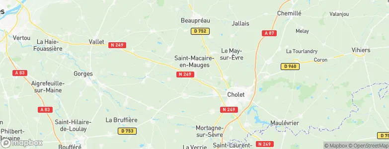Saint-André-de-la-Marche, France Map