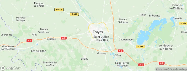 Saint-André-les-Vergers, France Map