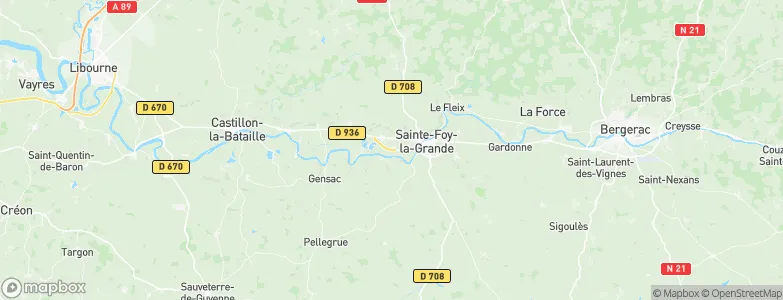 Saint-Antoine-de-Breuilh, France Map