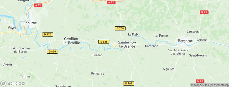 Saint-Antoine-de-Breuilh, France Map