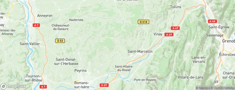 Saint Antoine l'Abbaye, France Map